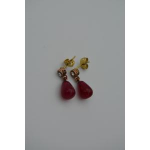 STONEAGE Küpe Mayorka Taşlı Mini Damla