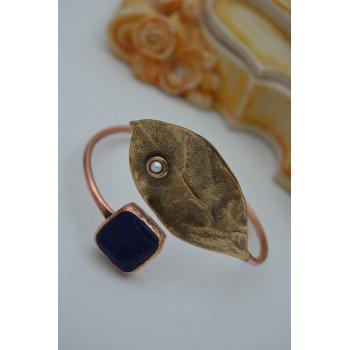 STONEAGE LAPİS LAZULİ TAŞLI TASARIM BİLEKİK