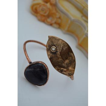 STONEAGE AMETİST TAŞLI EL YAPIMI BİLEKLİK