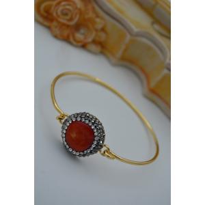 STONEAGE MERCAN TAŞLI EL YAPIMI BİLEKLİK