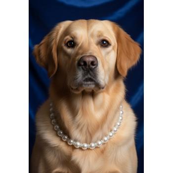 İncili Köpek Kolye - Tasma - Collar