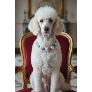 İncili Köpek Kolye- Tasma - Collar