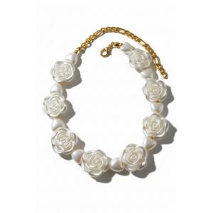 İncili Köpek Kolye- Tasma - Collar