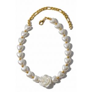 İncili Köpek Kolye- Tasma - Collar