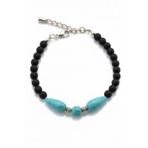 Karışık Doğaltaş Köpek Kolye- Tasma - Collar