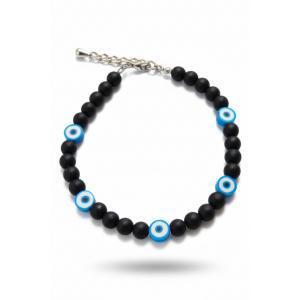 Karışık Doğaltaş Köpek Kolye- Tasma - Collar