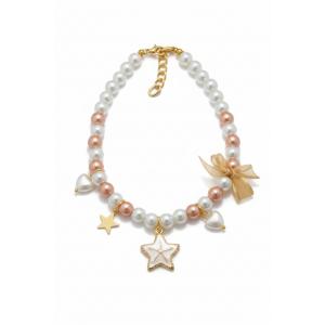 İncili Köpek Kolye- Tasma - Collar