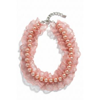 İncili Köpek Kolye- Tasma - Collar