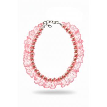 İncili Köpek Kolye- Tasma - Collar