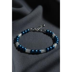 İnci Ve Fosforlu Köpek Kolye- Tasma - Collar