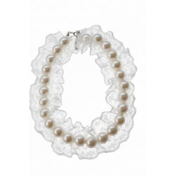 İncili Köpek Kolye- Tasma - Collar