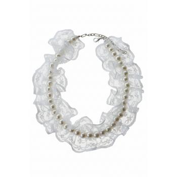 İncili Köpek Kolye- Tasma - Collar